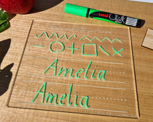 Load image into Gallery viewer, Trace & Wipe Name Board