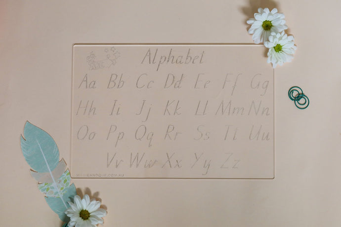 Trace & Wipe Alphabet Board