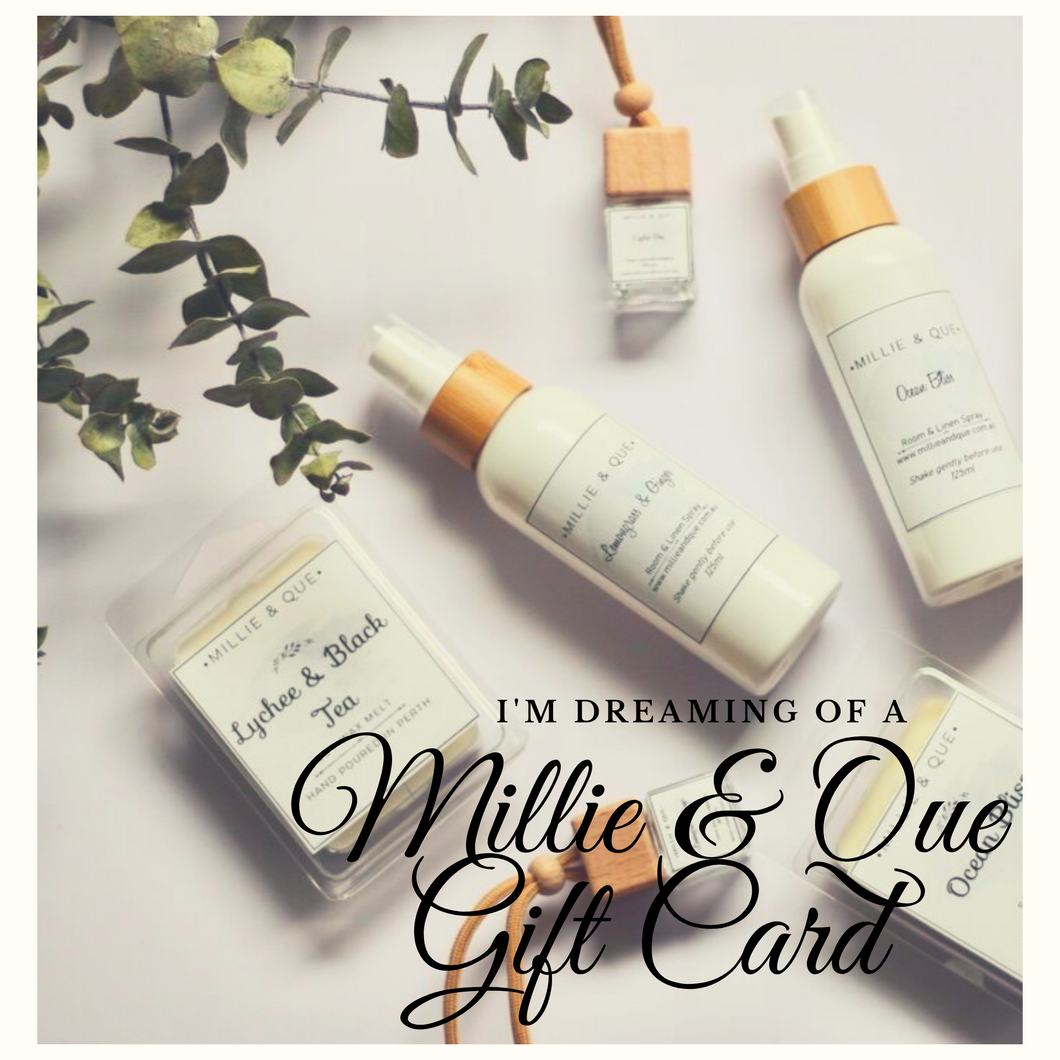 Millie & Que Gift Card